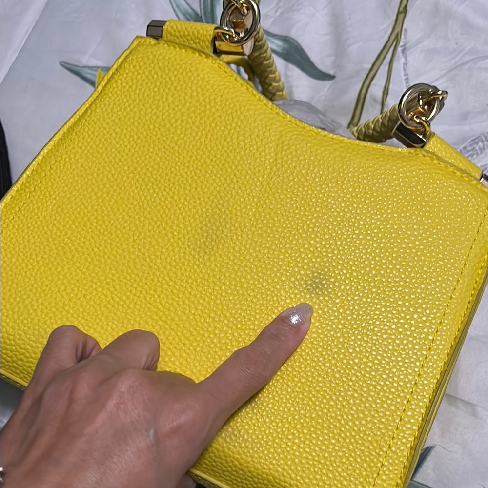 Yellow Designer Handbag - Picture 5 of 6
